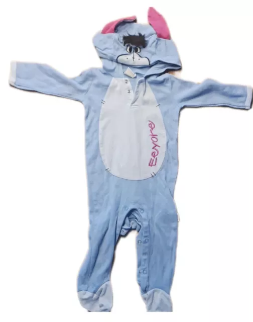 Mignon Bébé Capuche Combinaison une Pièce De Disney Taille 6-9M 68 74