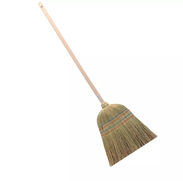 Traditional Extra Long Handle Corn Broom Sweeping Brush Yard Brush Straw Broom