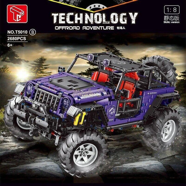 BUILDING BLOCKS SET MOC Truck OffRoad SUV Wrangler Bricks Model Kids