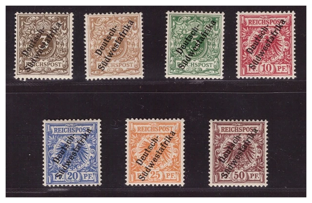 DSWA Einzelwerte aus Satz Mi. 5 - 10 ungebraucht * (mh) oder postfrisch ** (mnh)