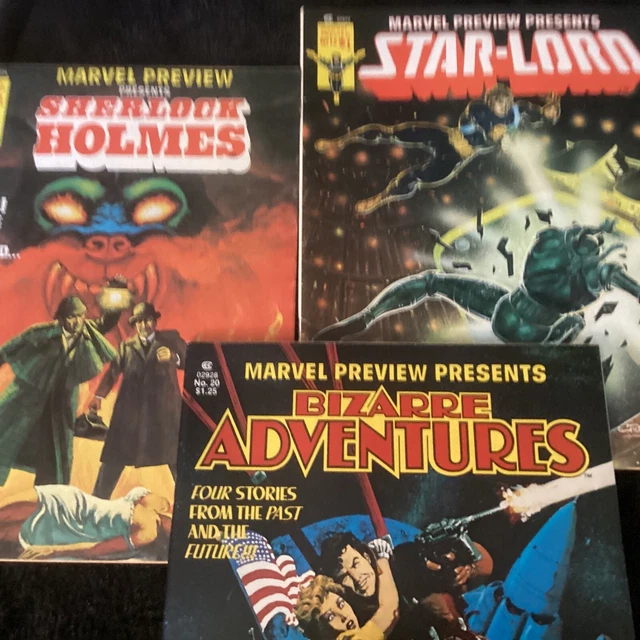Marvel Preview Sherlock Holmes Starlord Bizarre Adventures!
