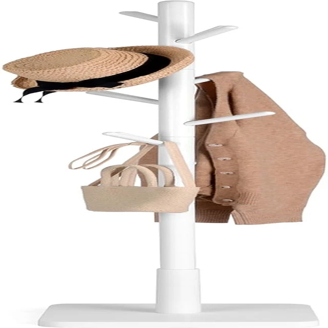 Appendiabiti Appendiabiti con 6 Ganci Appendiabiti su Supporto per Vestiti Cappelli Soggiorno