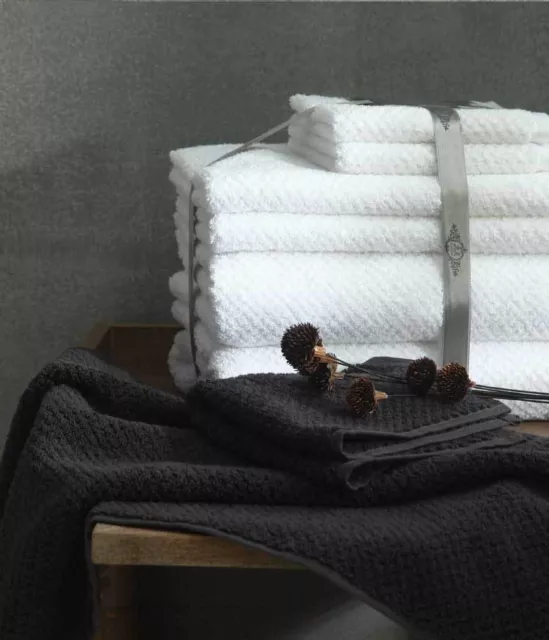 Dune 6 Piece Bath Towel Sets 100% Pure Turkish Aegean Cotton by MM Linen RRP$139