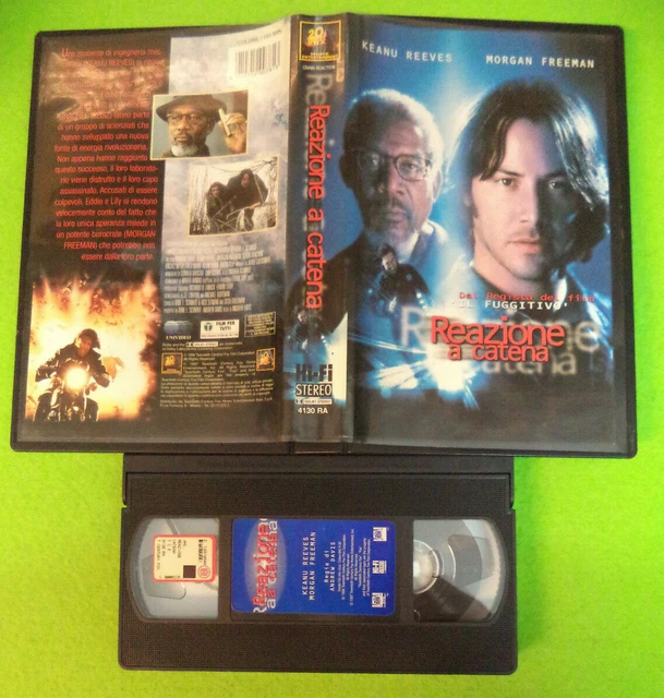 VHS FILM REAZIONE A CATENA Keanu Reeves Freeman 1997 FOX (F151