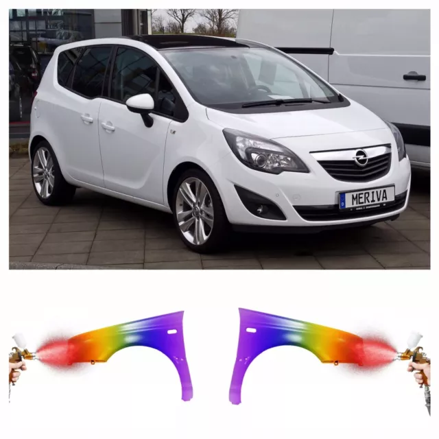 Opel Meriva B 2010-2017 Kotflügel Vorne Links Oder Rechts Lackiert Wunschfarbe