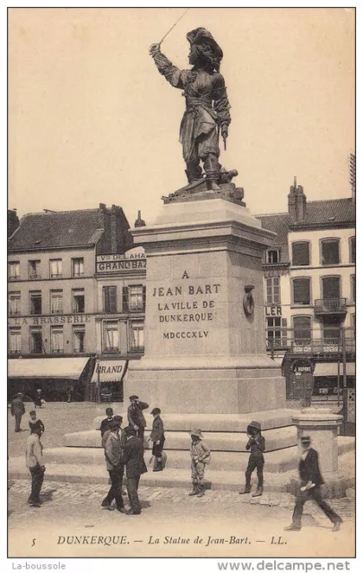 59 DUNKERQUE - la statue de jean Bart