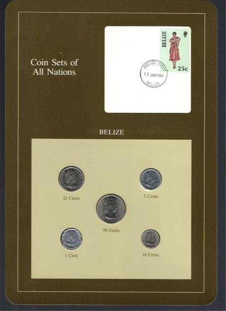 Coin Sets of All Nations Belize