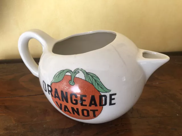 Ancien pichet orangeade vanot