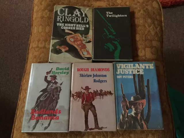 Vintage Hardback Cowboy Books Westerns