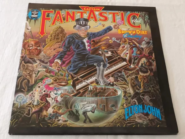 Elton John - Captain Fantastic And The Brown Dirt Cowboy (Uk 1975- Booklets -Vg)