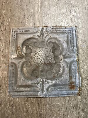 Vintage Ceiling Tin for crafts ptach work home decor 12x12 2