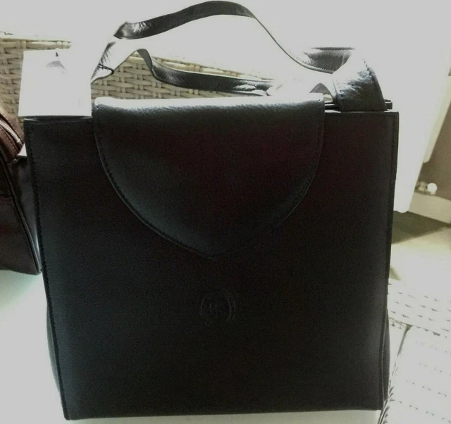 Sac Fourre-tout CLAUDE GERARD En Cuir - Fabriqué En France - Taille Moyenne Couleur Cannelle - Neuf Avec étiquettes
