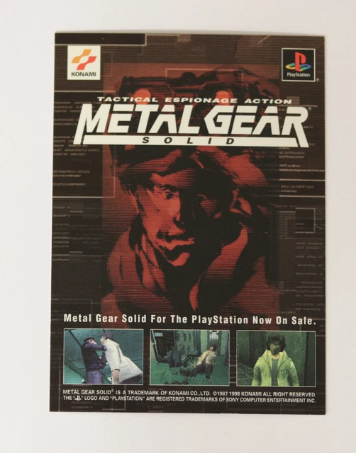 METAL GEAR SOLID TRADING CARD FOX 041