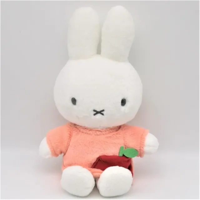Miffy & Apple Plush Doll Stuffed Toy 10-in SEKIGUCHI 2022 from JAPAN NEW Limited
