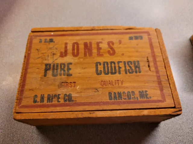 Vintage Codfish Box