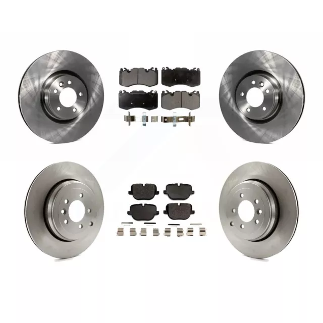 Front & Rear Ceramic Brake Pads & Rotors Kit for 2010-2013 Range Rover Sport