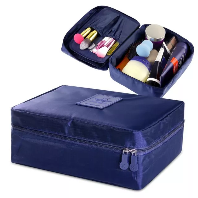 Makeup Travel Cosmetic Bag Case Multifunction Pouch Toiletry Zip Wash Organizer