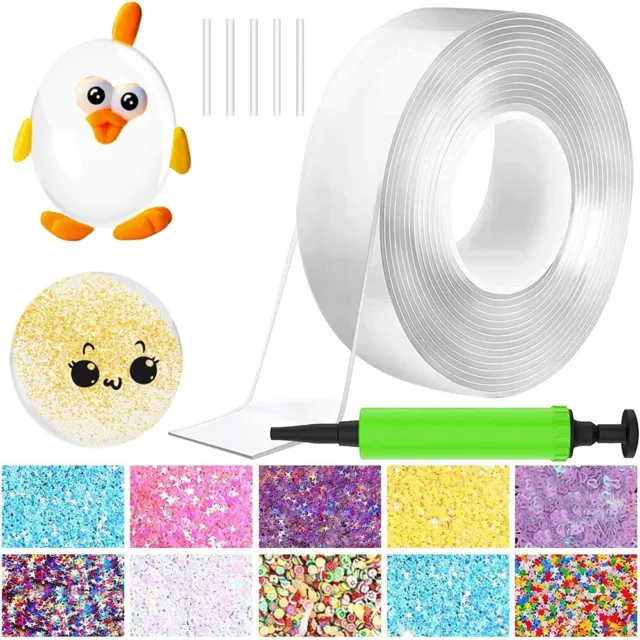 Simple DIY Nano Tape Craft for Kids, craft, How To Make Nano Tape  Bubbles!, By Kids Art & Craft