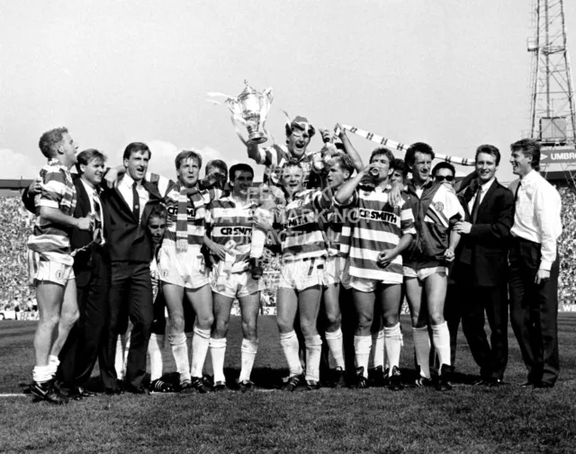 1989 Scottish Cup Photo Print Celtic Trophy Team Squad Roy Aitken