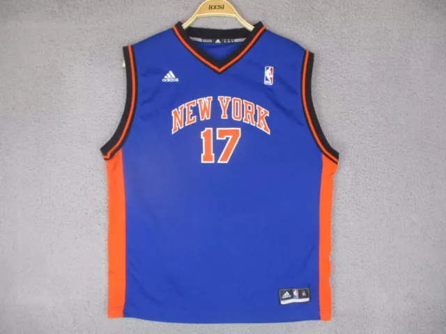 New York Knicks Jeremy Lin Jersey Size 54 Adidas Stitched Logo NBA XL.  LINSANITY