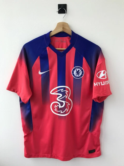 CHELSEA LONDON 2020/2021 THIRD FOOTBALL SHIRT SOCCER JERSEY NIKE CK7817-851 sz L