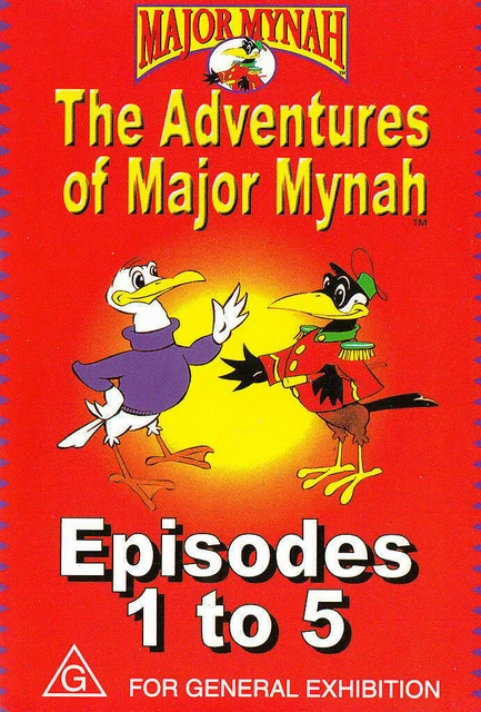 The Adventures of Major Mynah DVD KEN GRAY - 2005 RARE CARTOON
