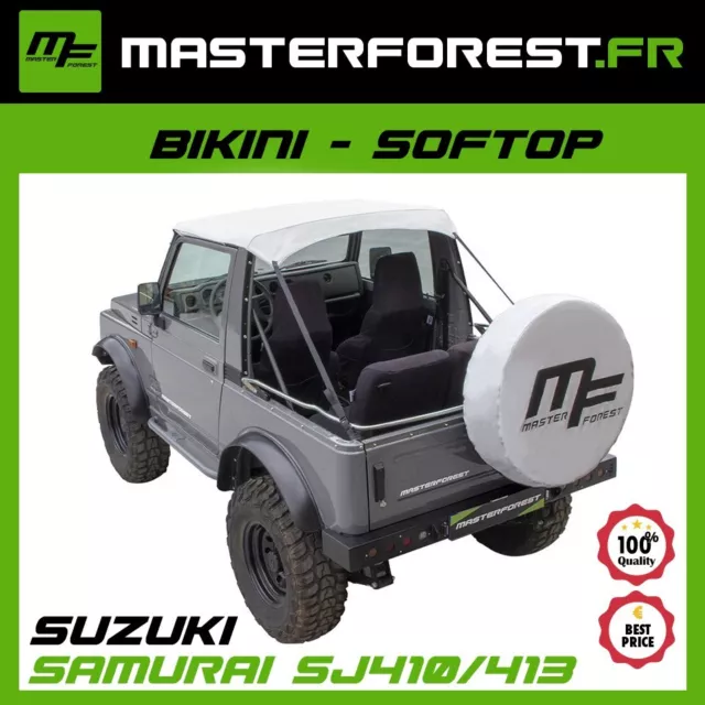 Bikini Soft Top Cappotta/Cappottina Bianco Suzuki Samurai Santana Sj410 Sj413