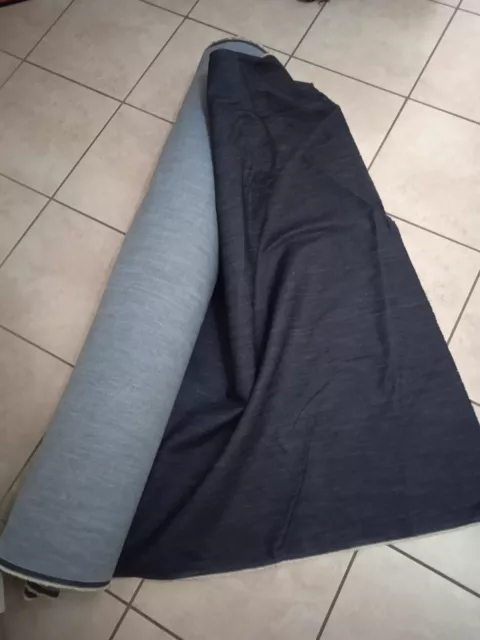 Tessuto  jeans da pantaloni per giacche blu DENIM cot 4 MT unico taglio
