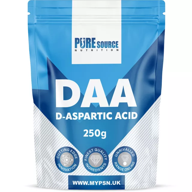 Testosterone Booster Pure DAA Natural D-Aspartic Acid Powder 250g Natural Testo