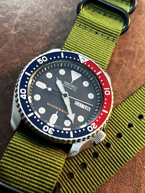 Seiko Diver Pepsi 7S26-0020 Working