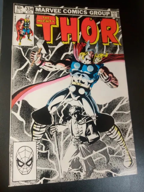 The Mighty Thor Vol 1 #334 Aug 1983 Marvel Comics Copper Age Comic Book