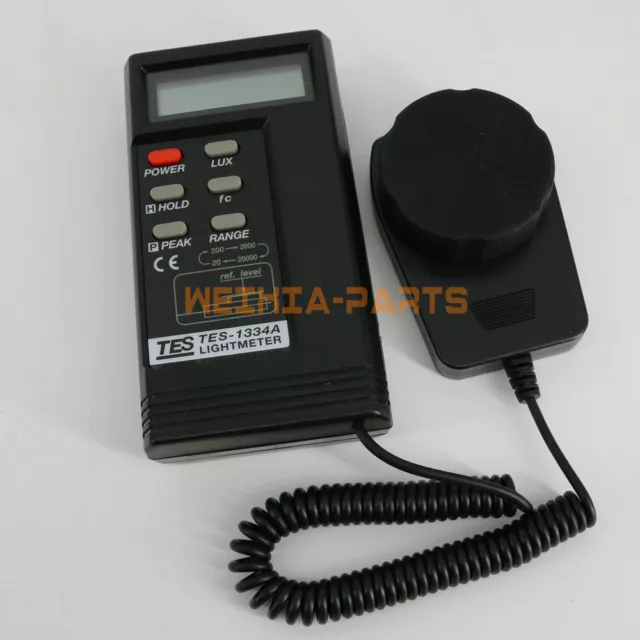 UN Misuratore di Luce Digitale TES-1334A TES1334A Misuratore Lux Nuovo