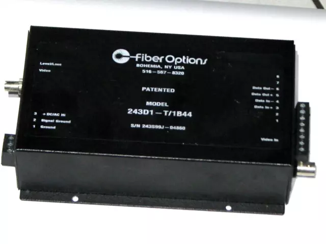 Fiber Options 243D1-T/1B44 Transmission System