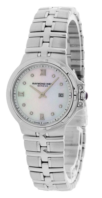 Raymond Weil Parsifal Diamond Mop S-Steel Women's Watch 5180-St-00995 Raymond Weil Parsifal Diamond Mop S-Steel Women's Watch 5180-St-00995
