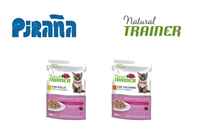Natural Trainer Kitten&Young Cat Bustine 85gr