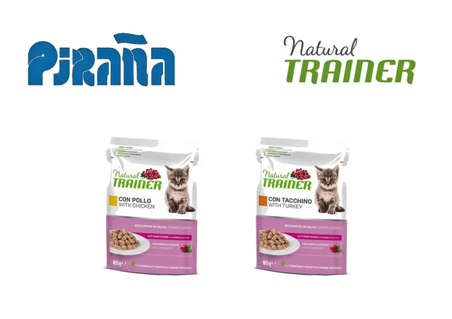 Natural Trainer Kitten&Young Cat Bustine 85gr