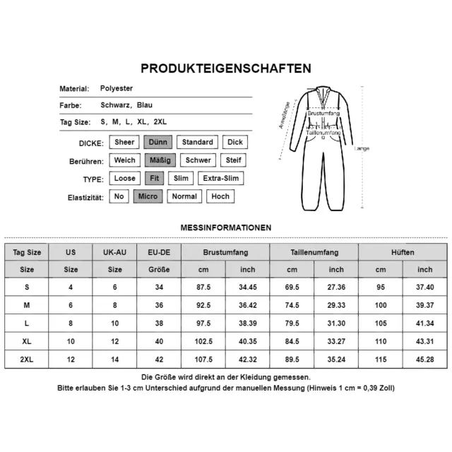 Elegant Jumpsuit Damen Overall Hosenrock Partykleid Catsuit Hosenanzug Einteiler 2
