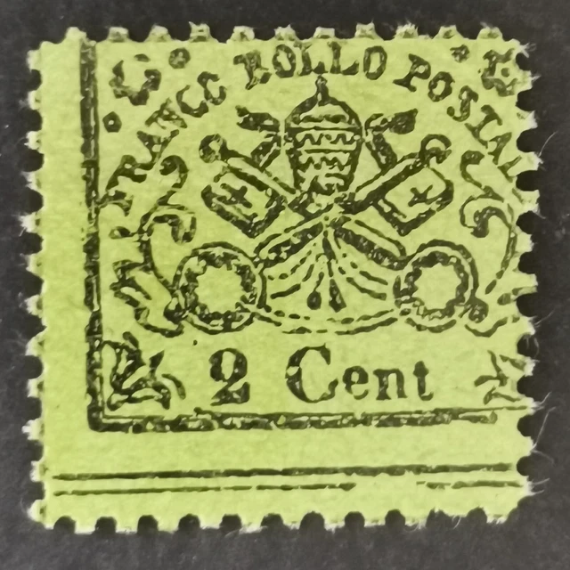 taxe franco bollo 2 cent. 1868