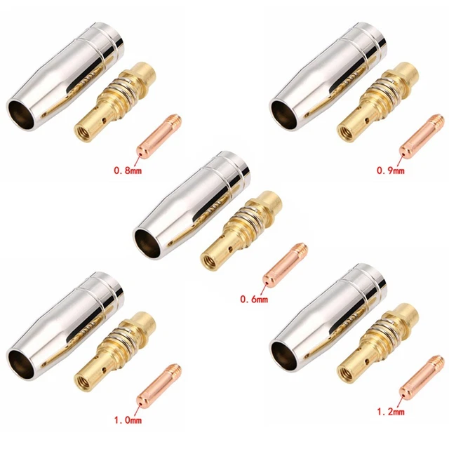 Weld Like a Pro with 3 Binzel 15AK For MIG Welding Torch Nozzles and Tips