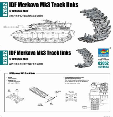 Trumpeter Trumpeter 02032-1:3 5 U.S.T156 Track pour K1/M1/M1A1 Neuf 