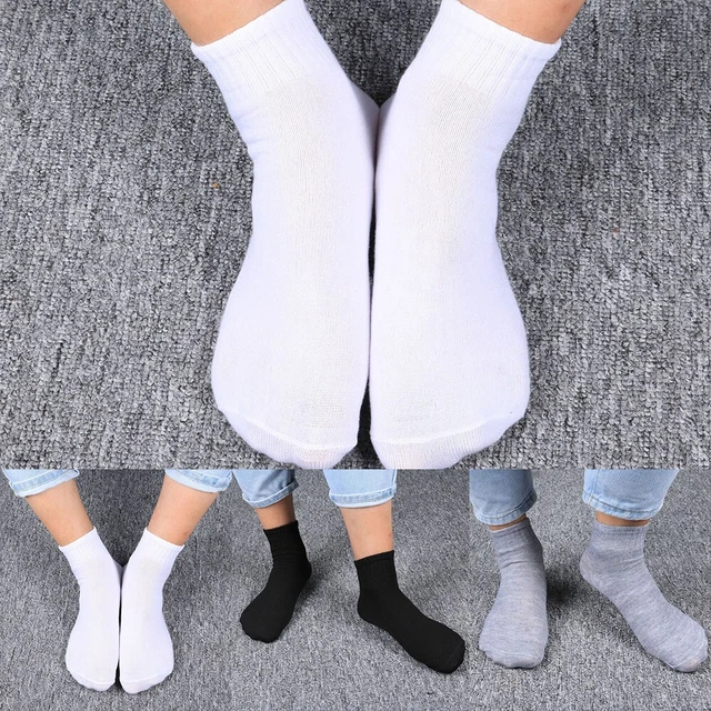 10 paires de chaussettes décontractées homme-femme sport gymnastique cheville