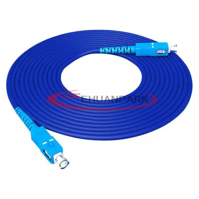 30M SC UPC Fiber Optic Patch Cord Anti rat Armored SM Single 9/125 Fiber Cable