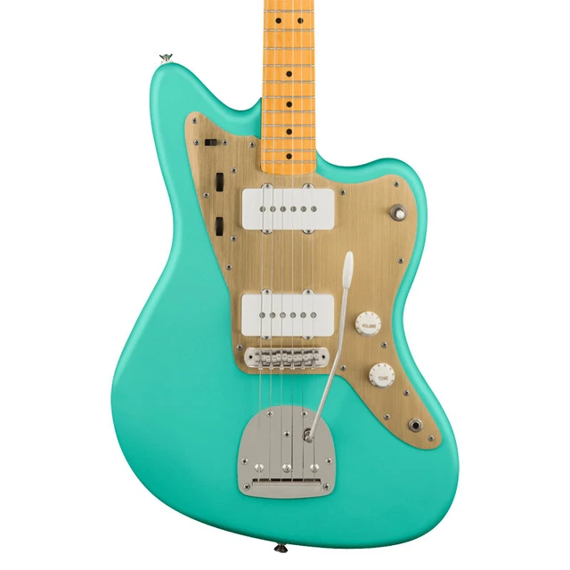 Squier 40th Anniv Jazzmaster Electric Guitar Vintage Ed, Satin Seafoam Green