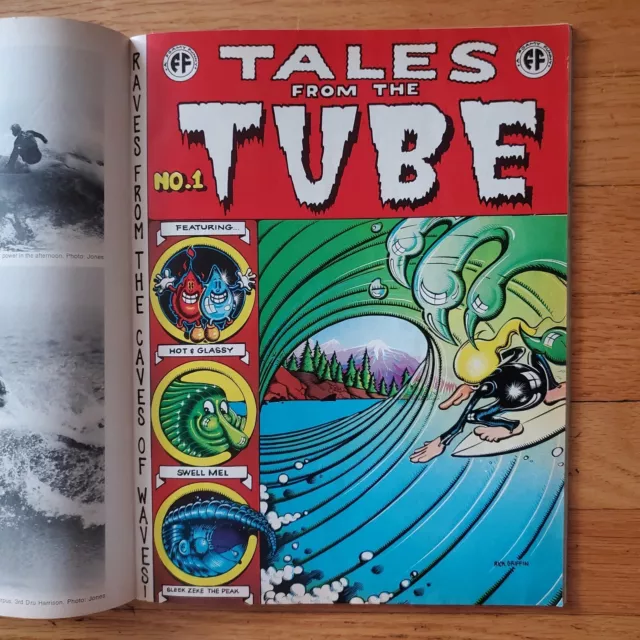 Tales From The Tube No 1 Comic Rick Griffin Surfer Magazine February 1972 Tales From The Tube No 1 Comic Rick Griffin Surfer Magazine February 1972