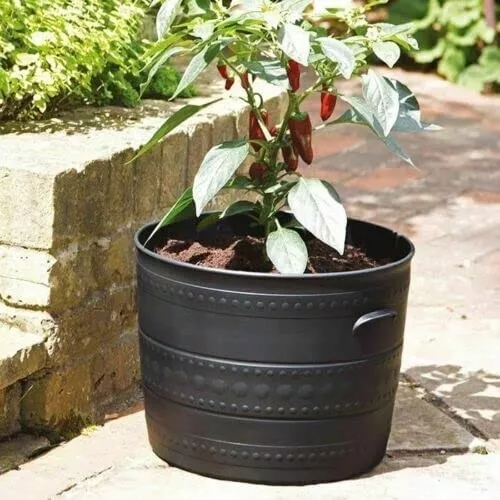 50cm Stewart Plastic Planter Plant Pot Smithy Patio Tub Large Growing Container