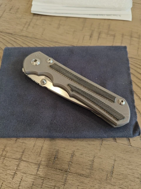 Large Sebenza 25 With Black Micarta Inlays Chris Reeve Knives