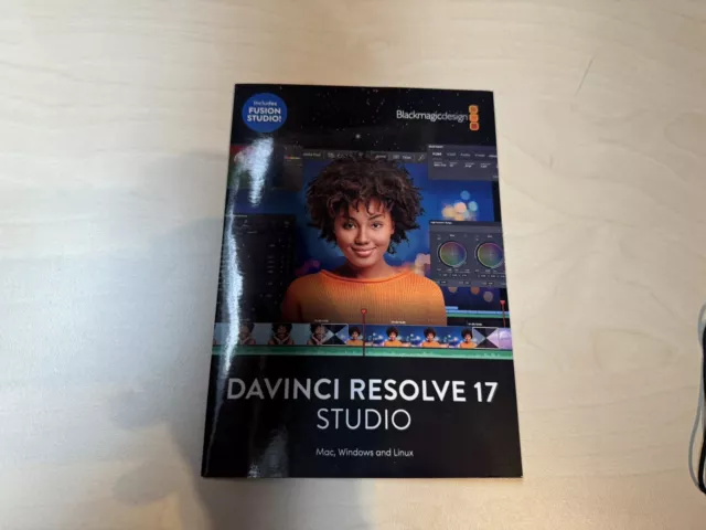 Blackmagic Davinci Resolve Studio - Activation Card