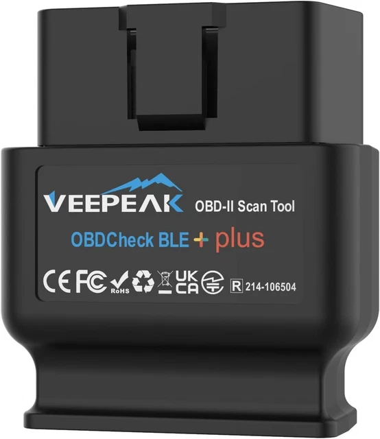 Scanner OBD2 Veepeak Per Auto - Lettore Codici Motore Diagnostica Per Benzina (2001+) E Diesel (2004+)