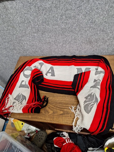 Écharpe Supporter Forza Milan – Football – Accessoire Fan