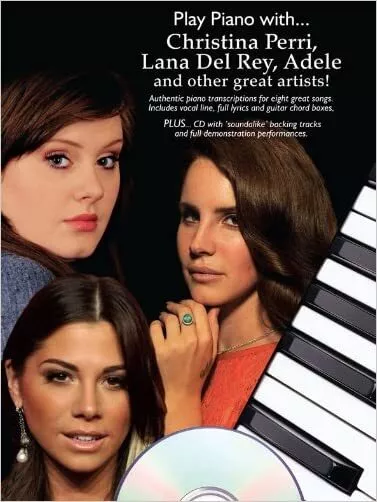 Play Piano With... C Perri, Lana Del Ray, Adele - 9781780387291